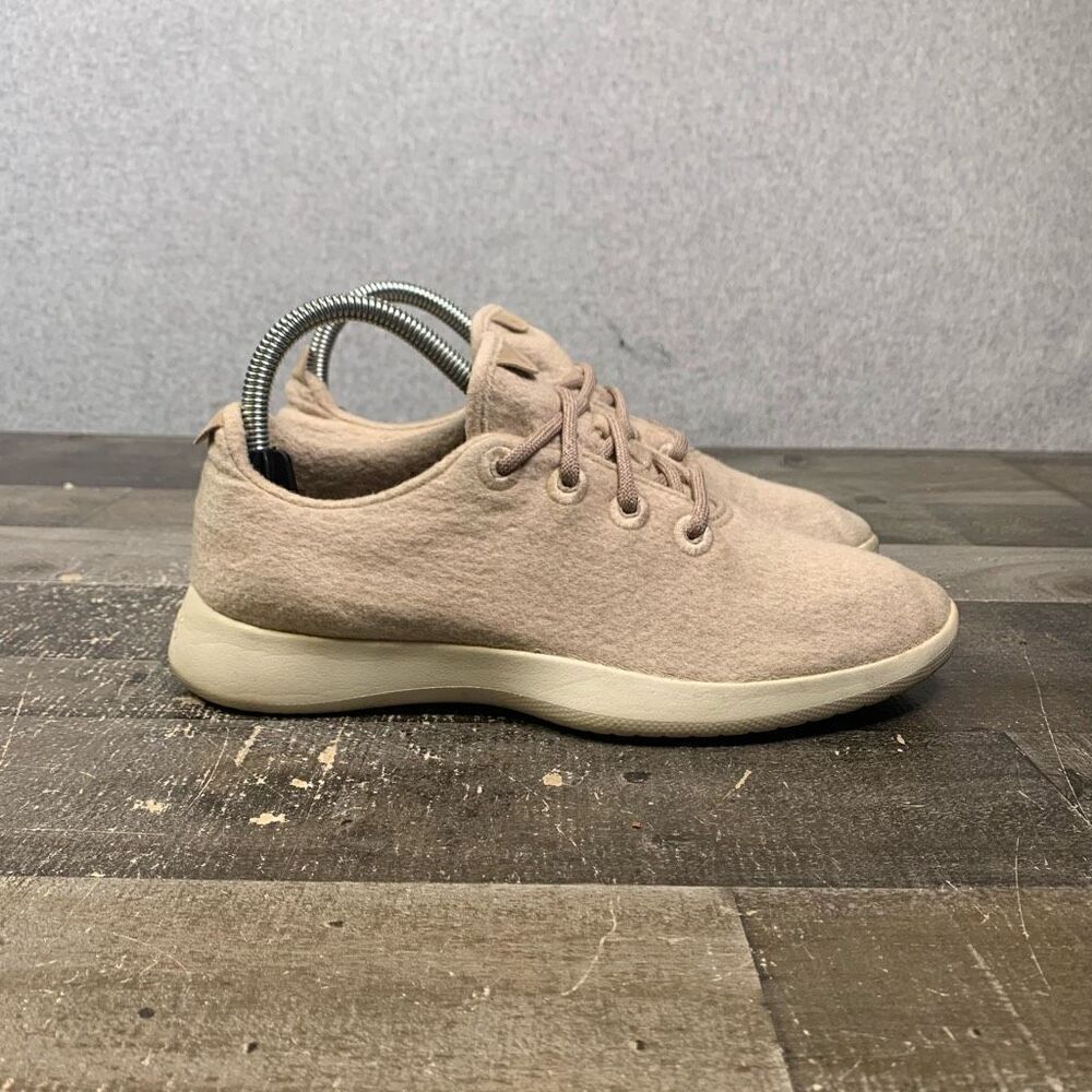 Allbirds Womens Size 8 Merino Wool Runners Shoes Cream Comfort Walking Support